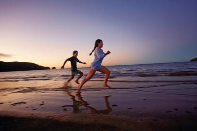 Gallery - Children running on beach